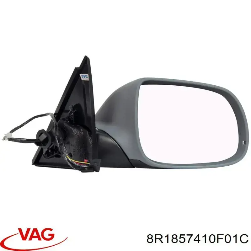 Правое боковое зеркало 8R1857410F01C VAG