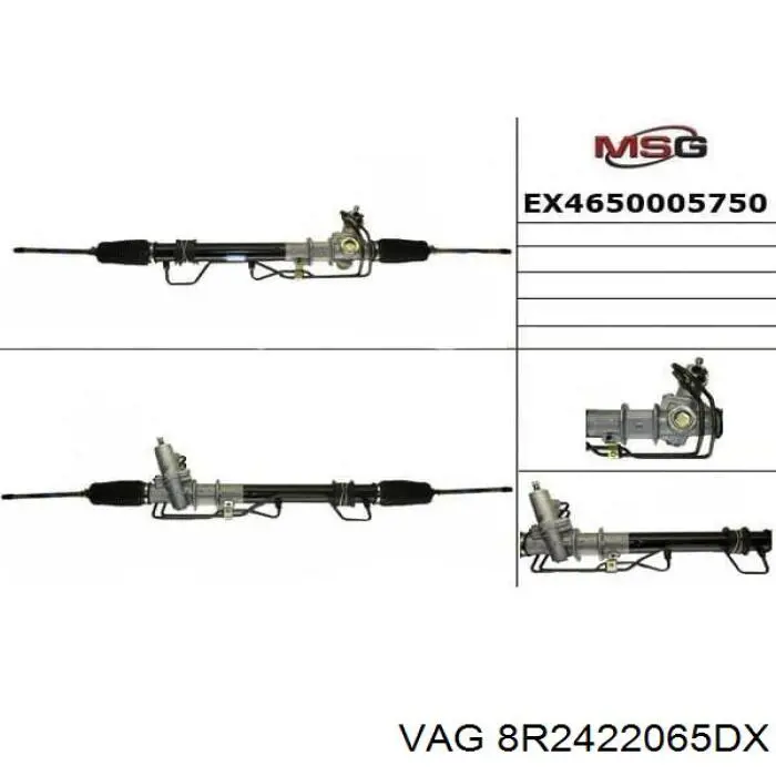 Реечный рулевой механизм VAG 8R2422065DX цена, от 259.32 USD