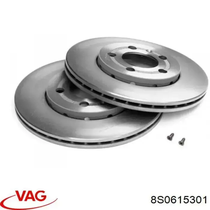8S0615301 VAG диск тормозной передний