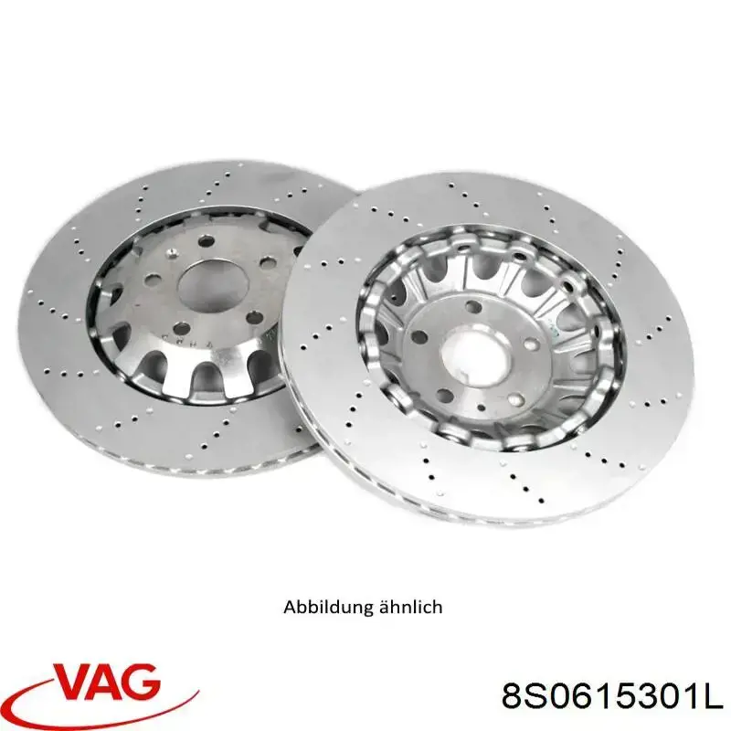 Купить 8S0615301C VAG Ротор тормозной