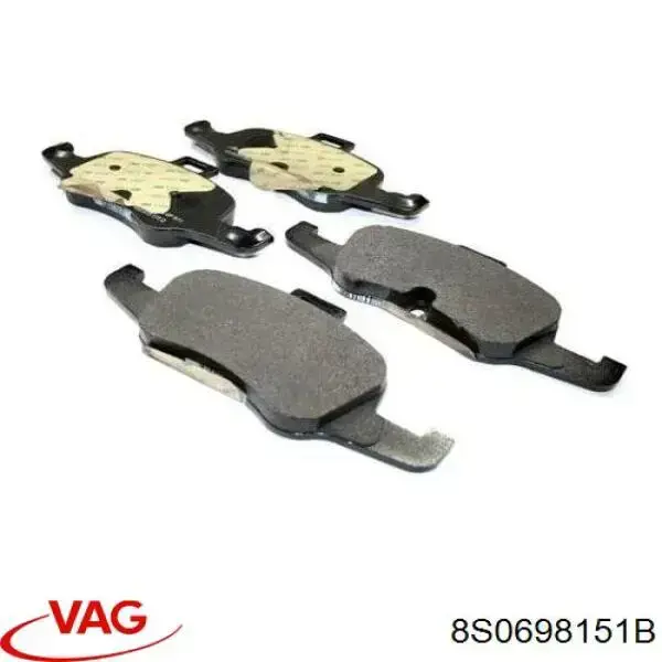 Передние тормозные колодки 8S0698151B VAG