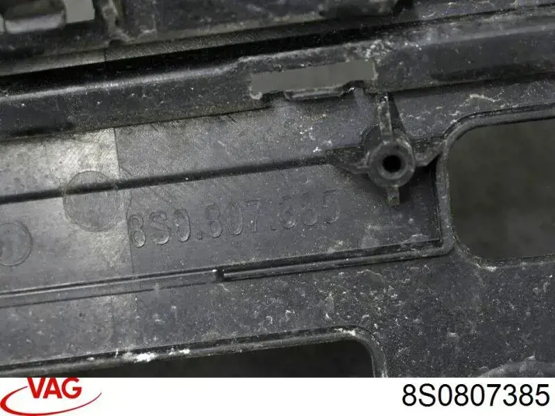 Кронштейн бампера заднего левый 8S0807385A VAG