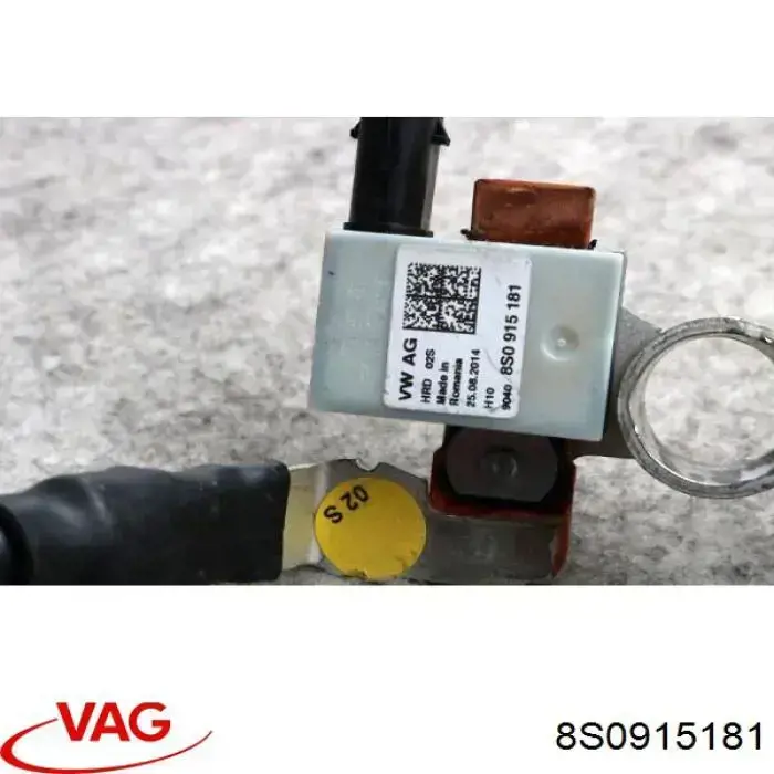 Кабель массы аккумулятора (АКБ) 8S0915181 VAG