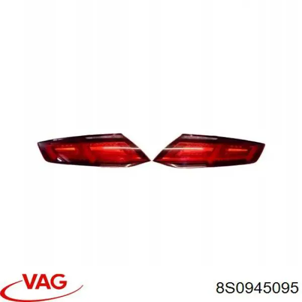 Фонарь задний правый VAG 8S0945095 цена, от 450.03 USD
