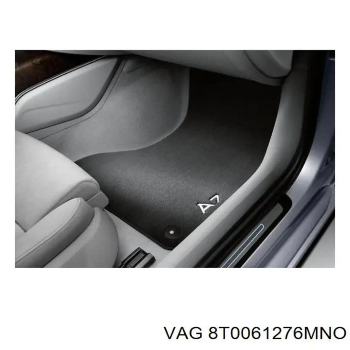 Купить 8T0061276MNO VAG Резиновые коврики задние