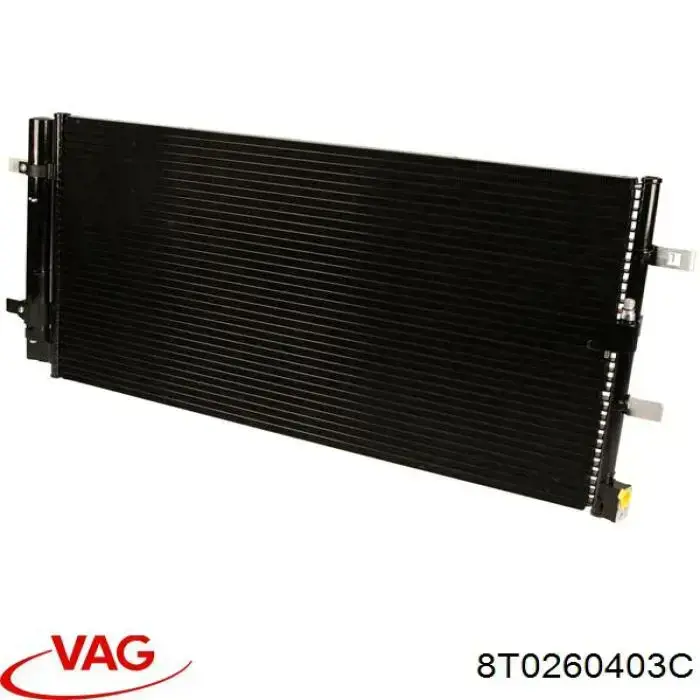 8T0260403C VAG radiador de aparelho de ar condicionado