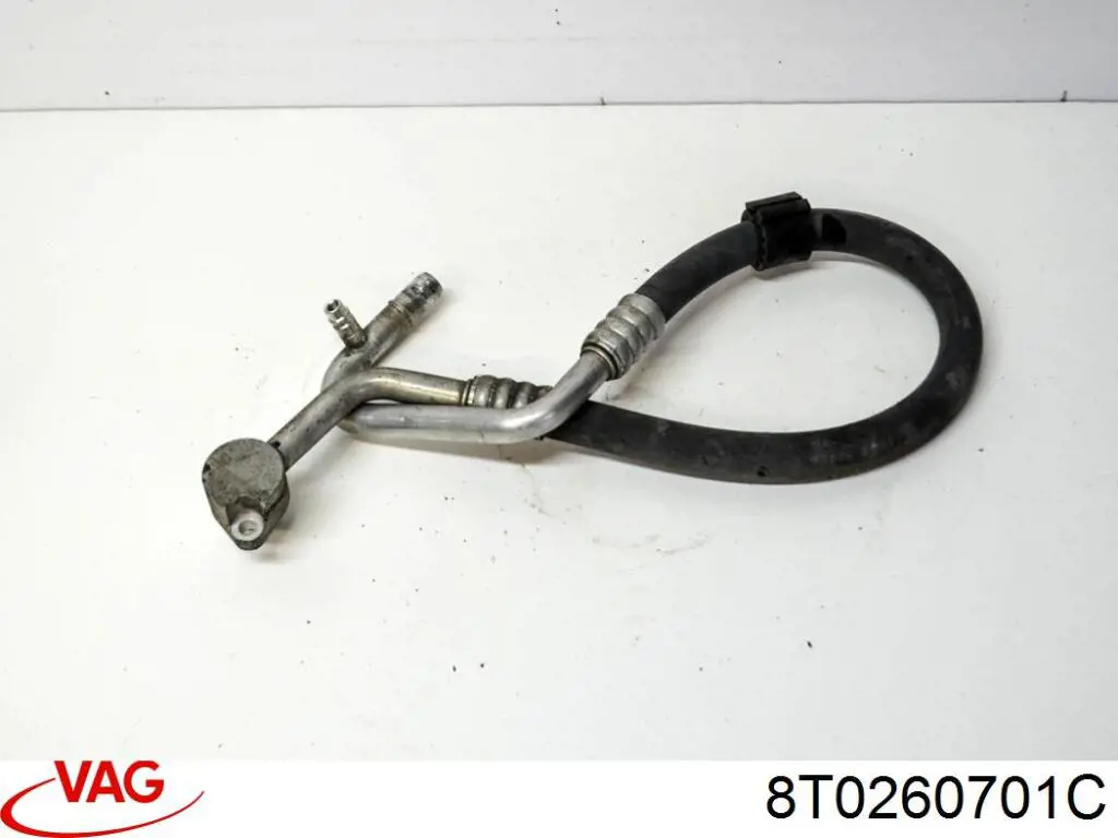 8T0260701C VAG Шланг кондиционера, от компрессора к радиатору