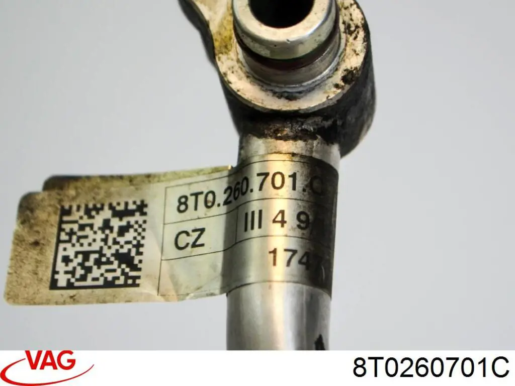 Шланг кондиционера, от компрессора к радиатору VAG 8T0260701C цена, от 31.74 USD