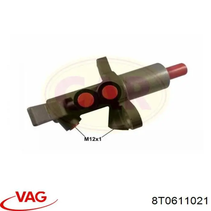 Цилиндр главный тормоза (гидротормозов) VAG 8T0611021 цена, от 556.68 USD