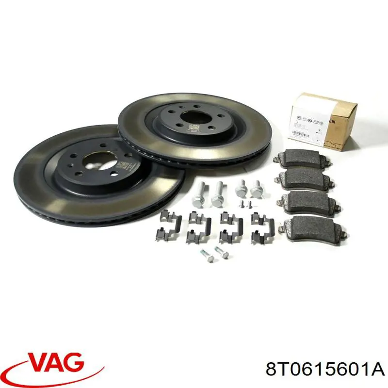 Купить 8T0615601A VAG Диск тормозной задний