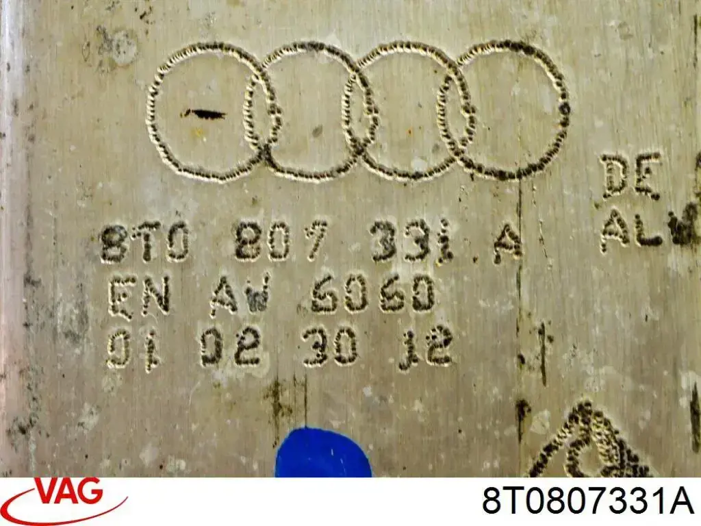 Купить 8T0807331A VAG Кронштейн усилителя заднего бампера
