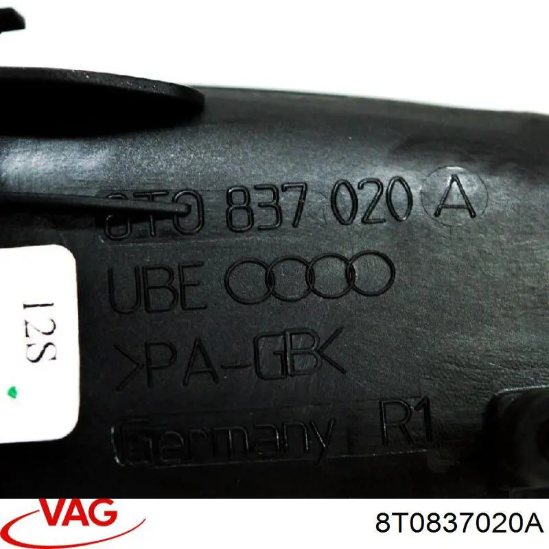 Ручка двери передней внутренняя правая VAG 8T0837020A цена, от 6.35 USD