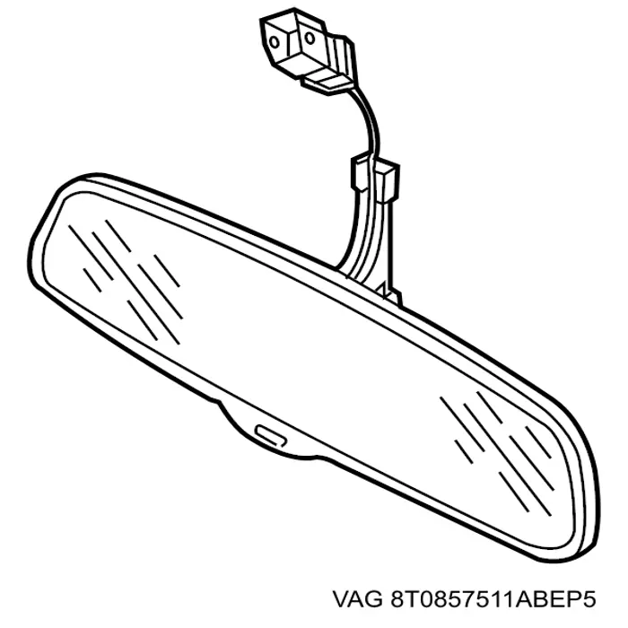 8T0857511ABEP5 VAG Зеркало заднего вида в салоне