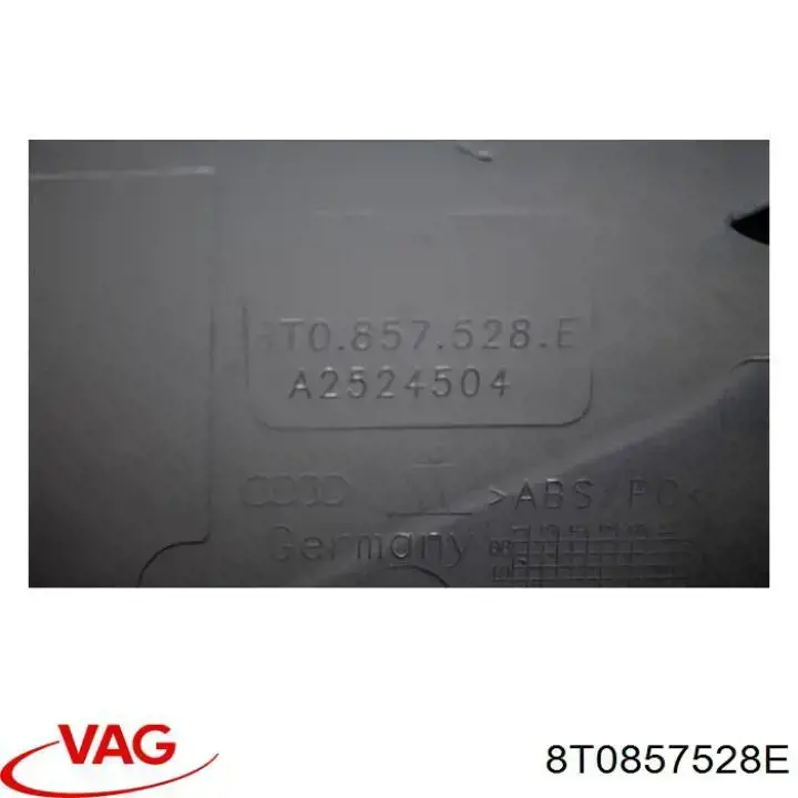 Купить 4F0857528CGRU VAG Боковое зеркало заднего вида правое