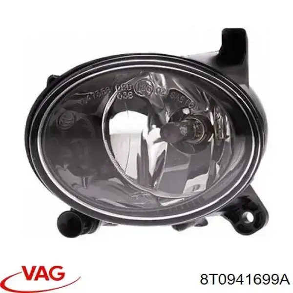 Фара противотуманная левая 8T0941699A VAG