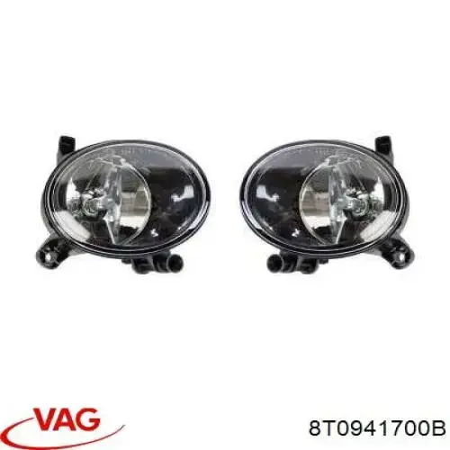 Фара противотуманная, правая VAG 8T0941700B цена, от 24.41 USD