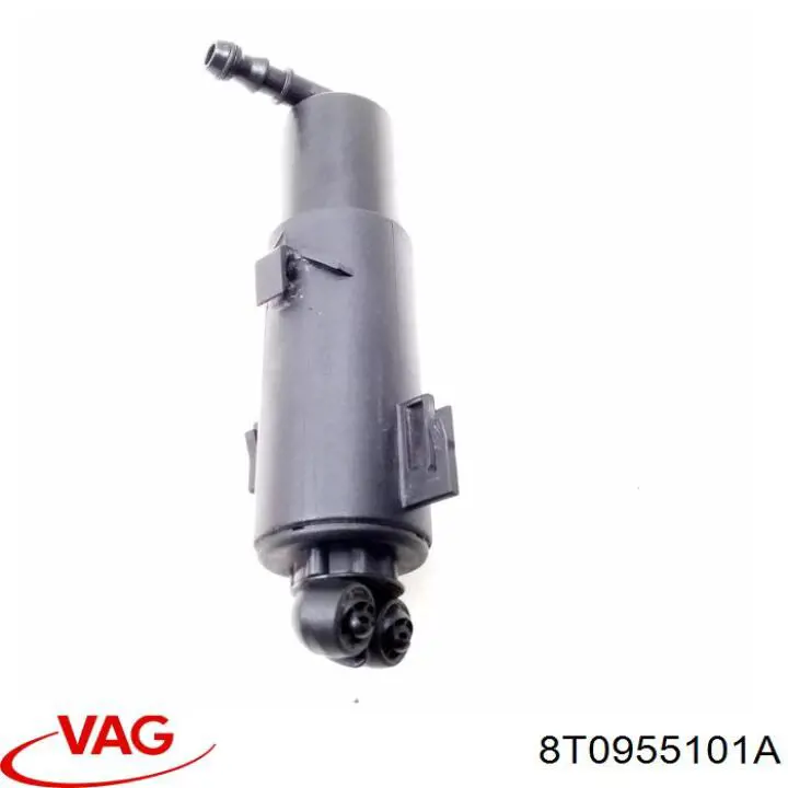 8T0955101A VAG injetor de fluido para lavador da luz dianteira esquerda