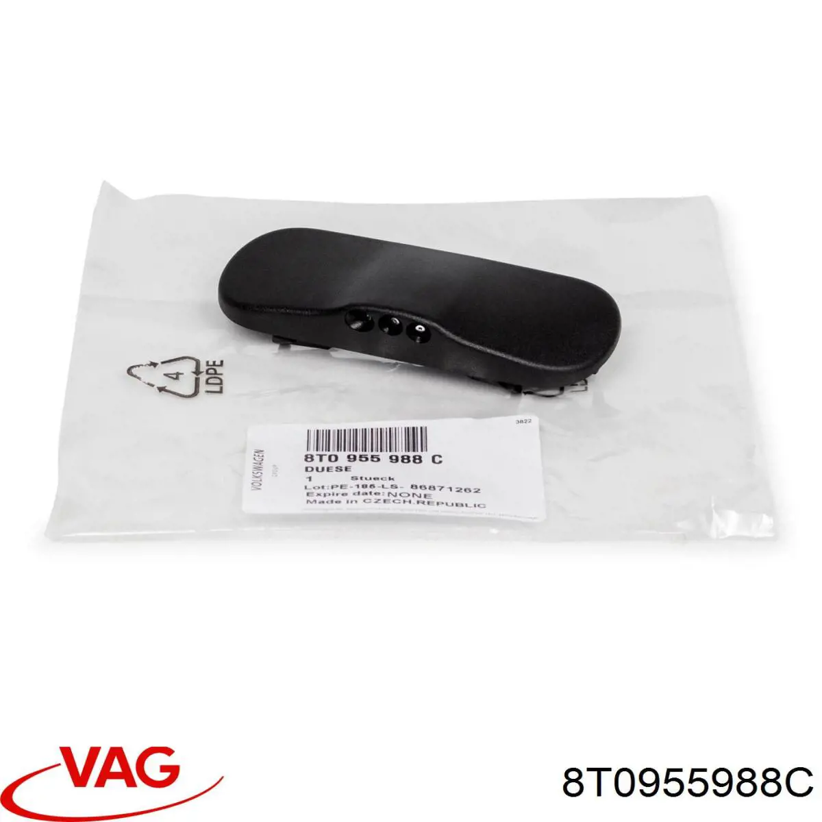 Купить 8T0955988C VAG Сопло омывателя лобового стекла
