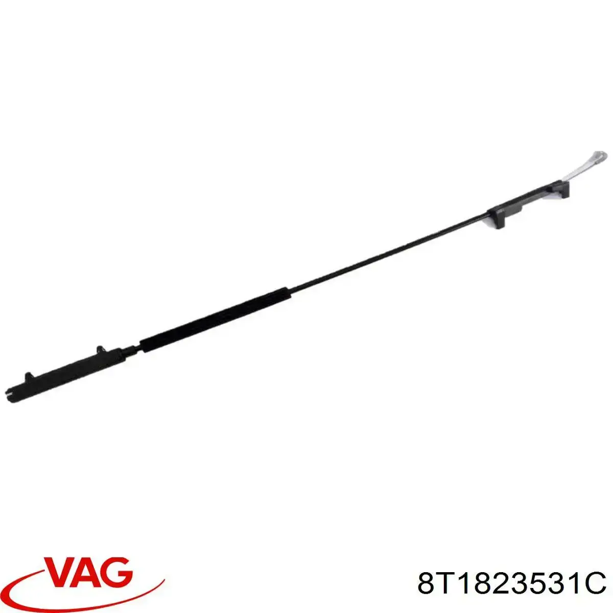 Трос открывания капота, передний VAG 8T1823531C