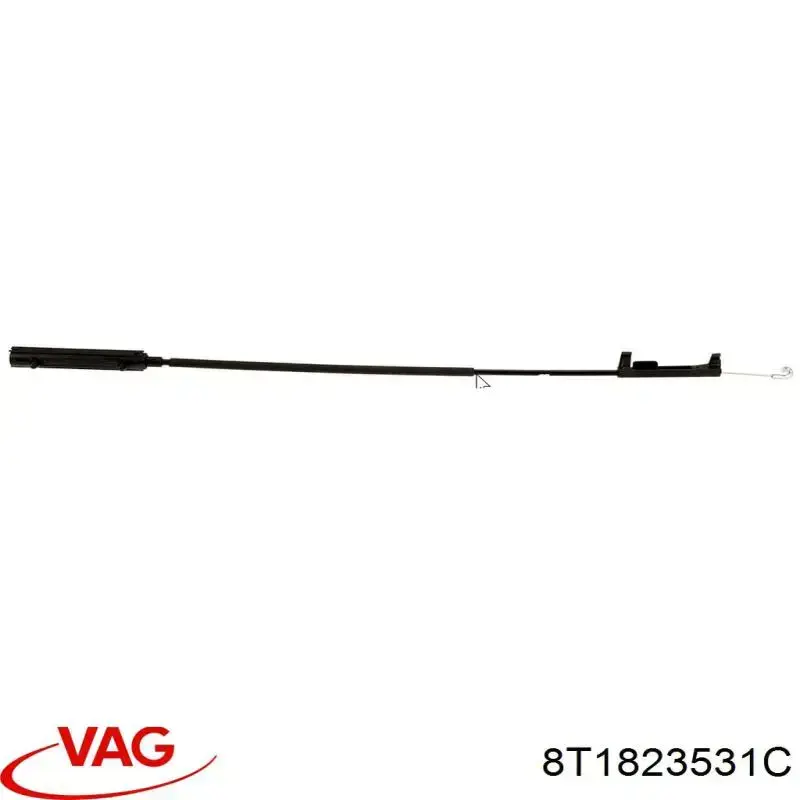 Трос открывания капота передний 8T1823531C VAG