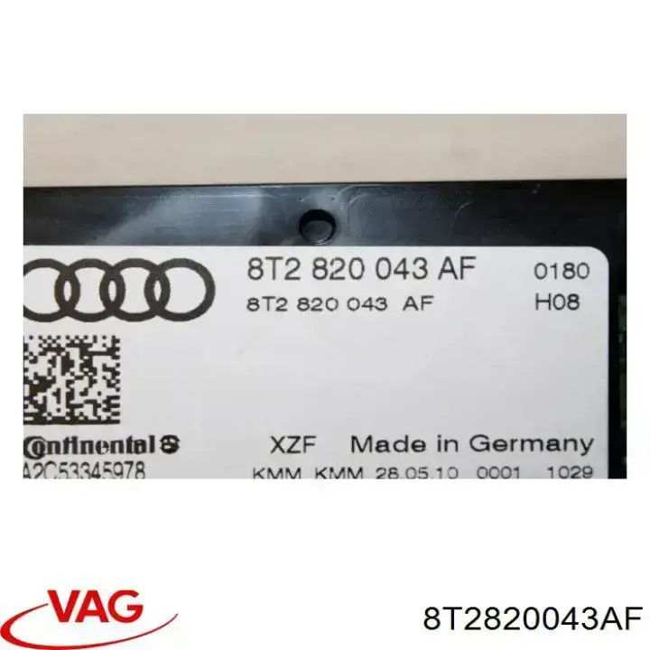 Купить 8T2820043AF VAG Блок управления печкой