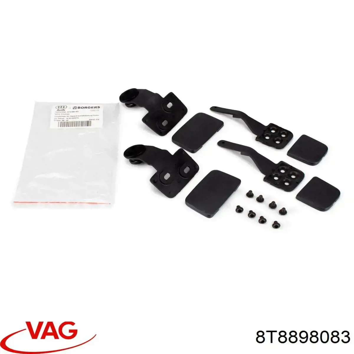 8T8898083 VAG пистон (клип крепления обшивки крышки багажника)