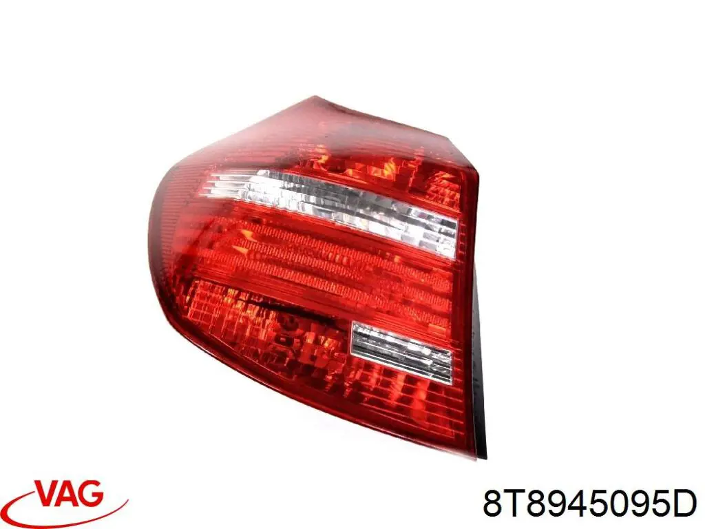 8T8945095D VAG lanterna traseira esquerda externa