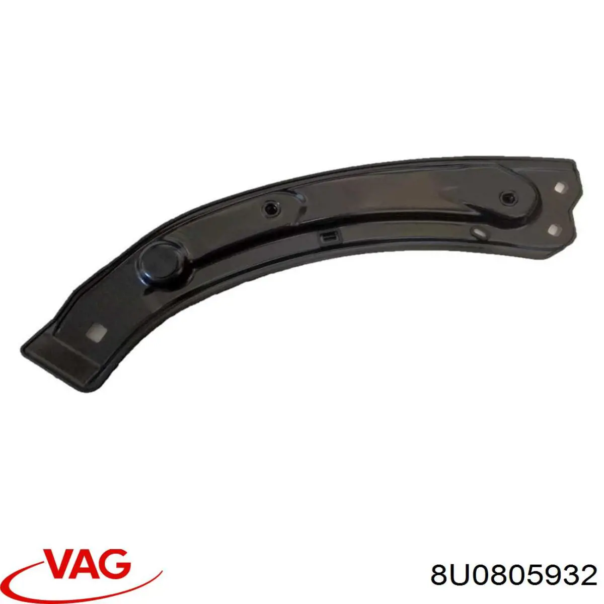 Кронштейн суппорта радиатора верхний 8U0805932 VAG