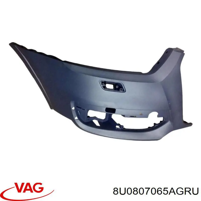 8U0807065AGRU VAG Бампер передний клык левый