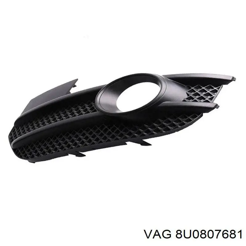 8U0807681TT94 VAG Решетка бампера переднего левая