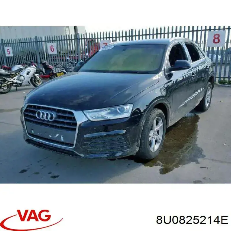 Защита днища, задняя правая VAG 8U0825214E