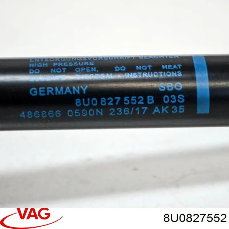 ZSJ09051 Japko Амортизатор крышки багажника