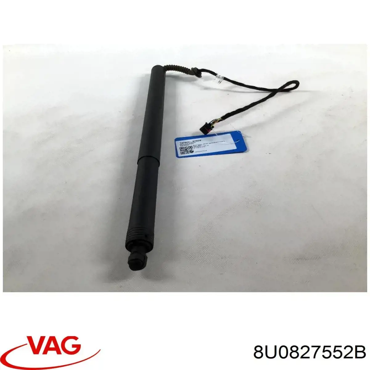 8U0827552B VAG Amortecedor de tampa de porta-malas (de 3ª/5ª porta traseira)