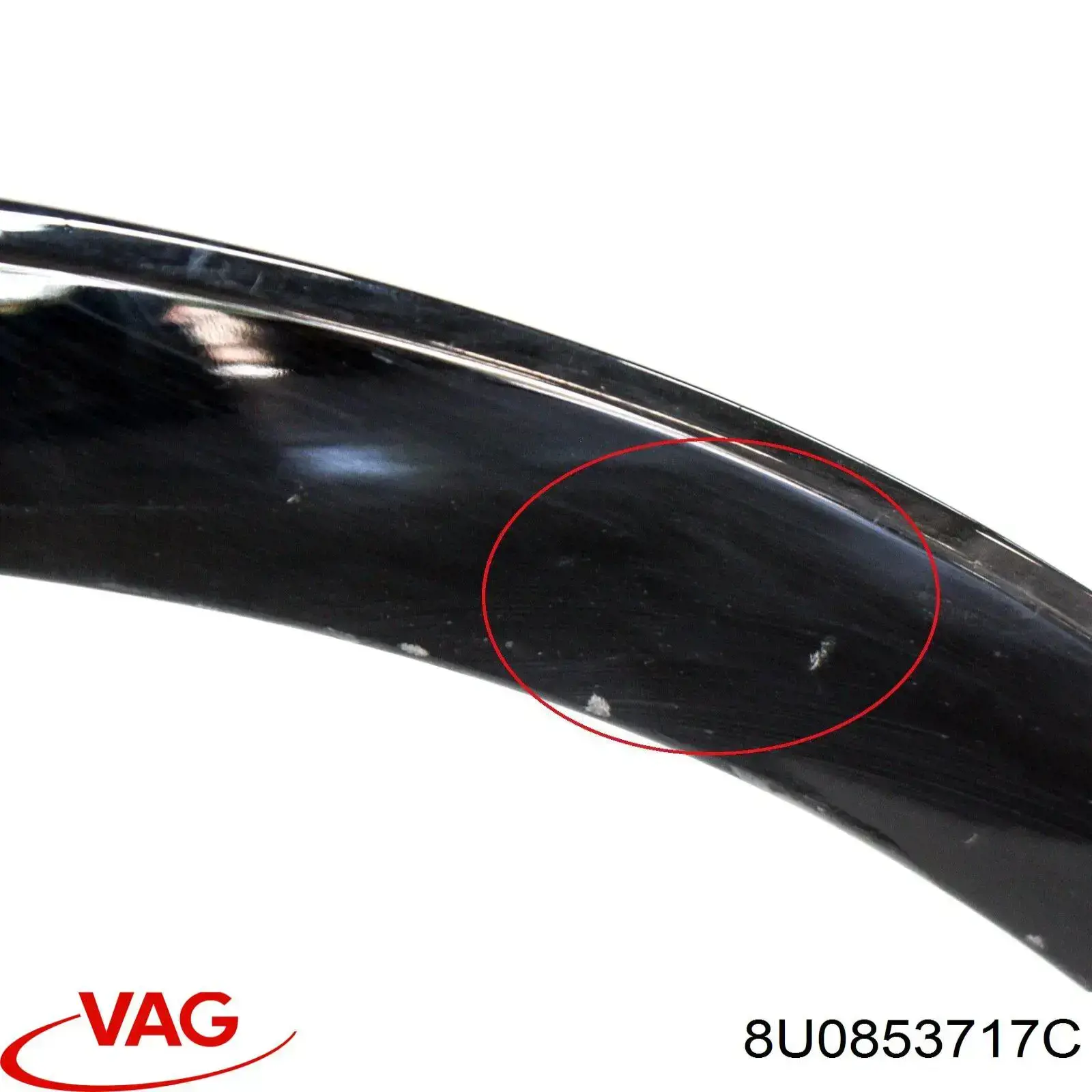 Купить 8U0853717C VAG Расширитель задней арки колеса, левый