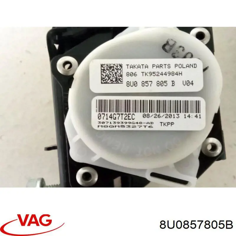 Ремень безопасности задний VAG 8U0857805B цена, от  USD