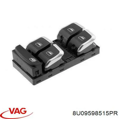 Купить 8U09598515PR VAG Кнопки переднего левого стеклоподъёмника