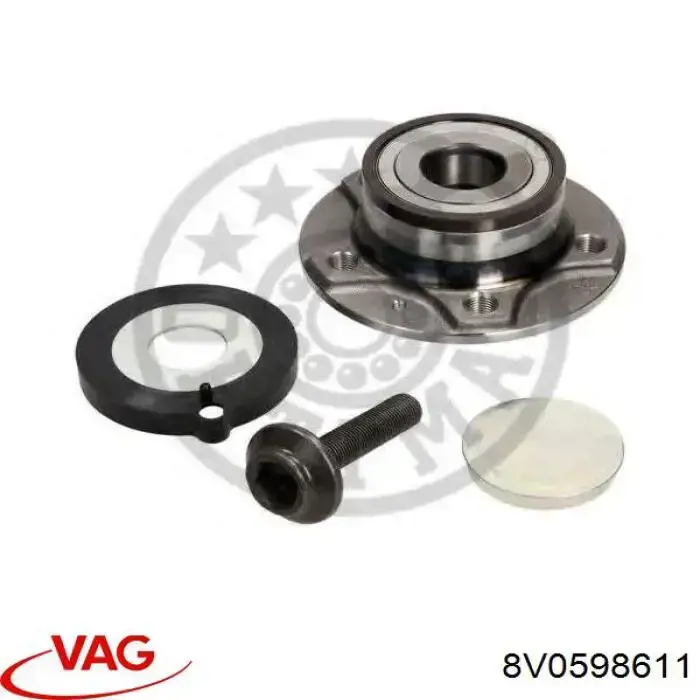 Купить 8V0598611 VAG Задняя шпиндель