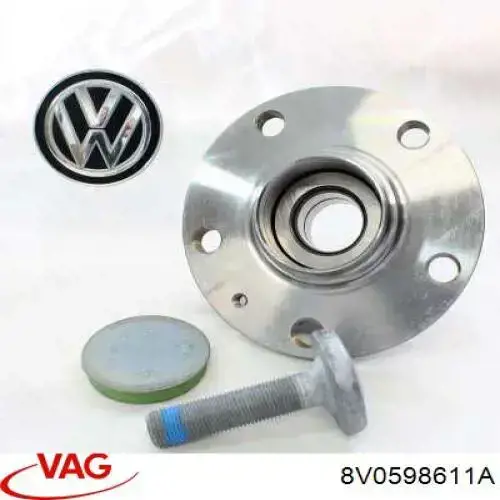 Ступица заднего колеса VAG 8V0598611A