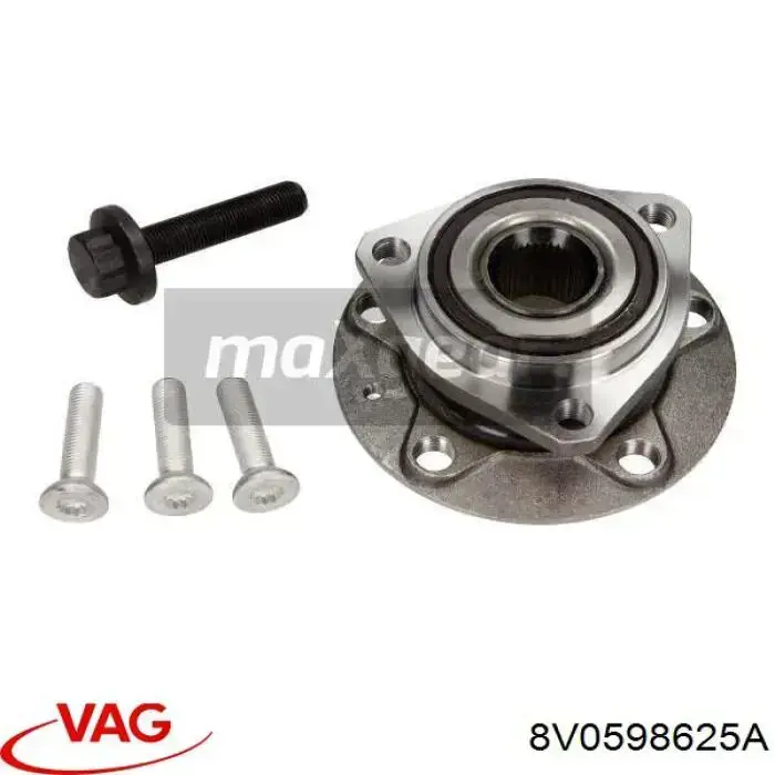 Ступицы передних колес VAG 8V0598625A цена, от 25.34 USD