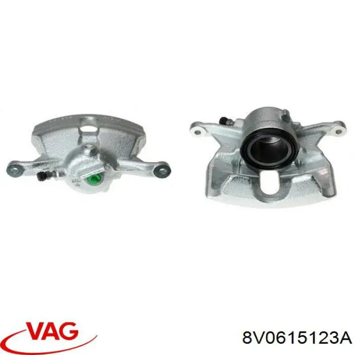 Купить 8V0615123A VAG Суппорт тормозной передний левый