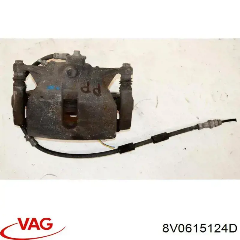 Pinza de freno delantera derecha 8V0615124D VAG