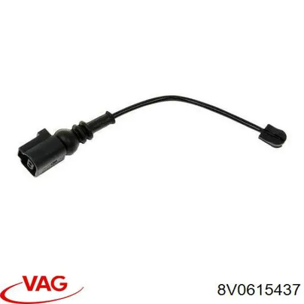 8V0615437 VAG sensor dianteiro de desgaste das sapatas do freio