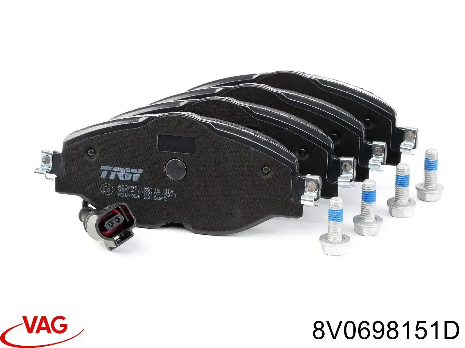 Колодки VAG 8V0698151D цена, от 48.14 USD
