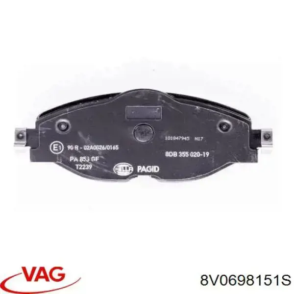 Колодки VAG 8V0698151S цена, от 72.38 USD