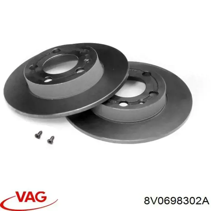 Купить 8V0698302A VAG Ротор тормозной