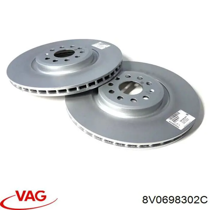 8V0698302C VAG Pastillas de freno delanteras original y equivalente