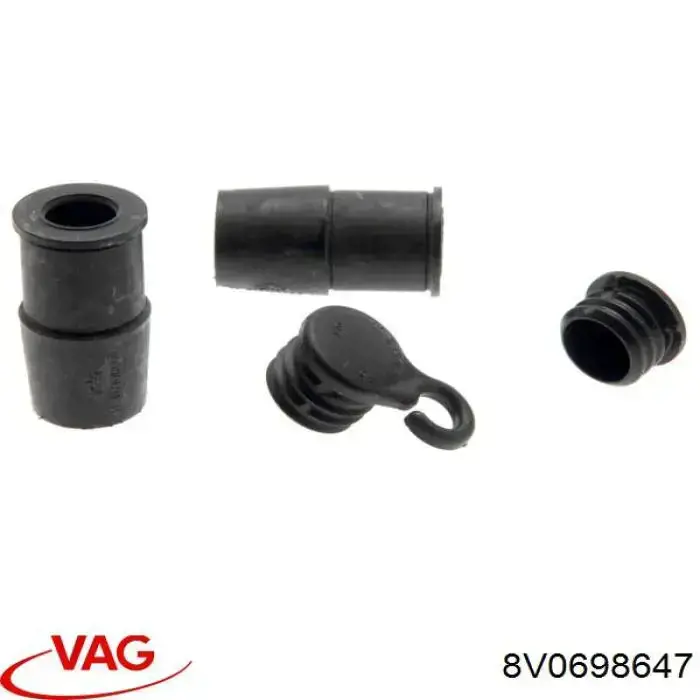 8V0698647 VAG Kit de reparação de suporte do freio dianteiro