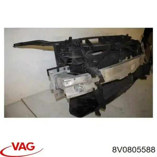 Суппорт радиатора в сборе (монтажная панель крепления фар) VAG 8V0805588