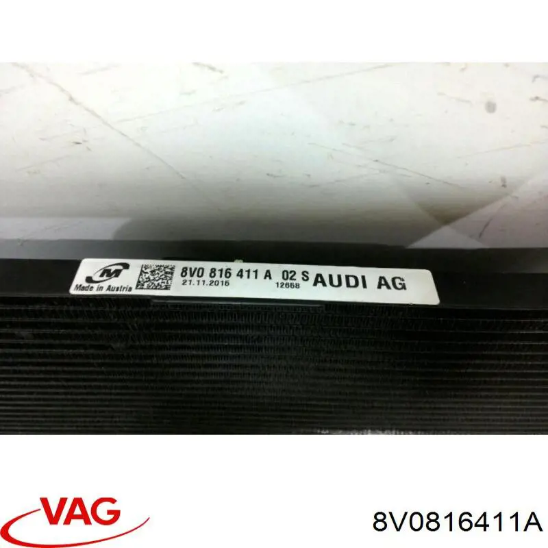 Конденсатор кондиционера VAG 8V0816411A цена, от 398.74 USD