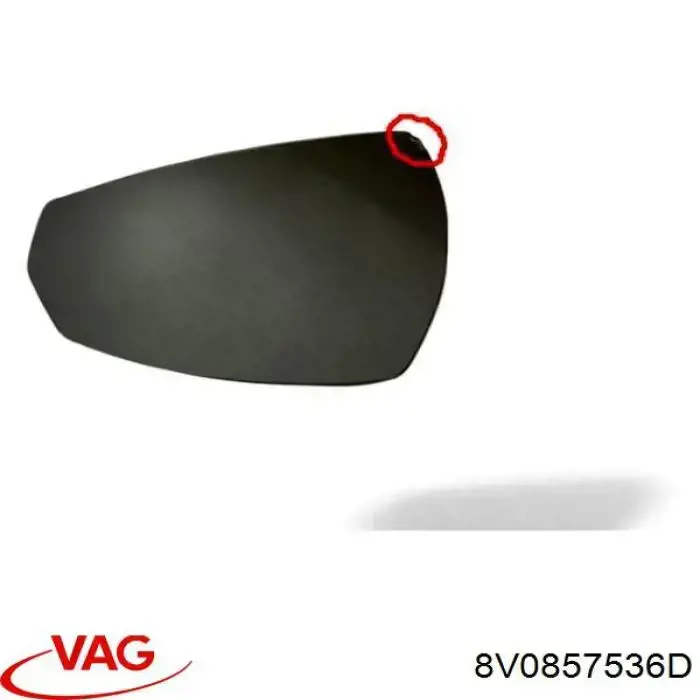 Купить 30200991 TYC Стекло правого зеркала заднего вида